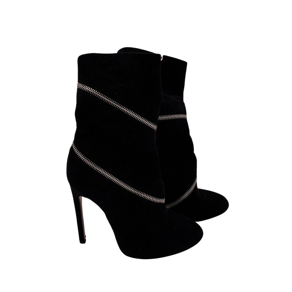 Alaia Suede Sock Bootie Zippered Boots Size 35 - Picture 3 of 8